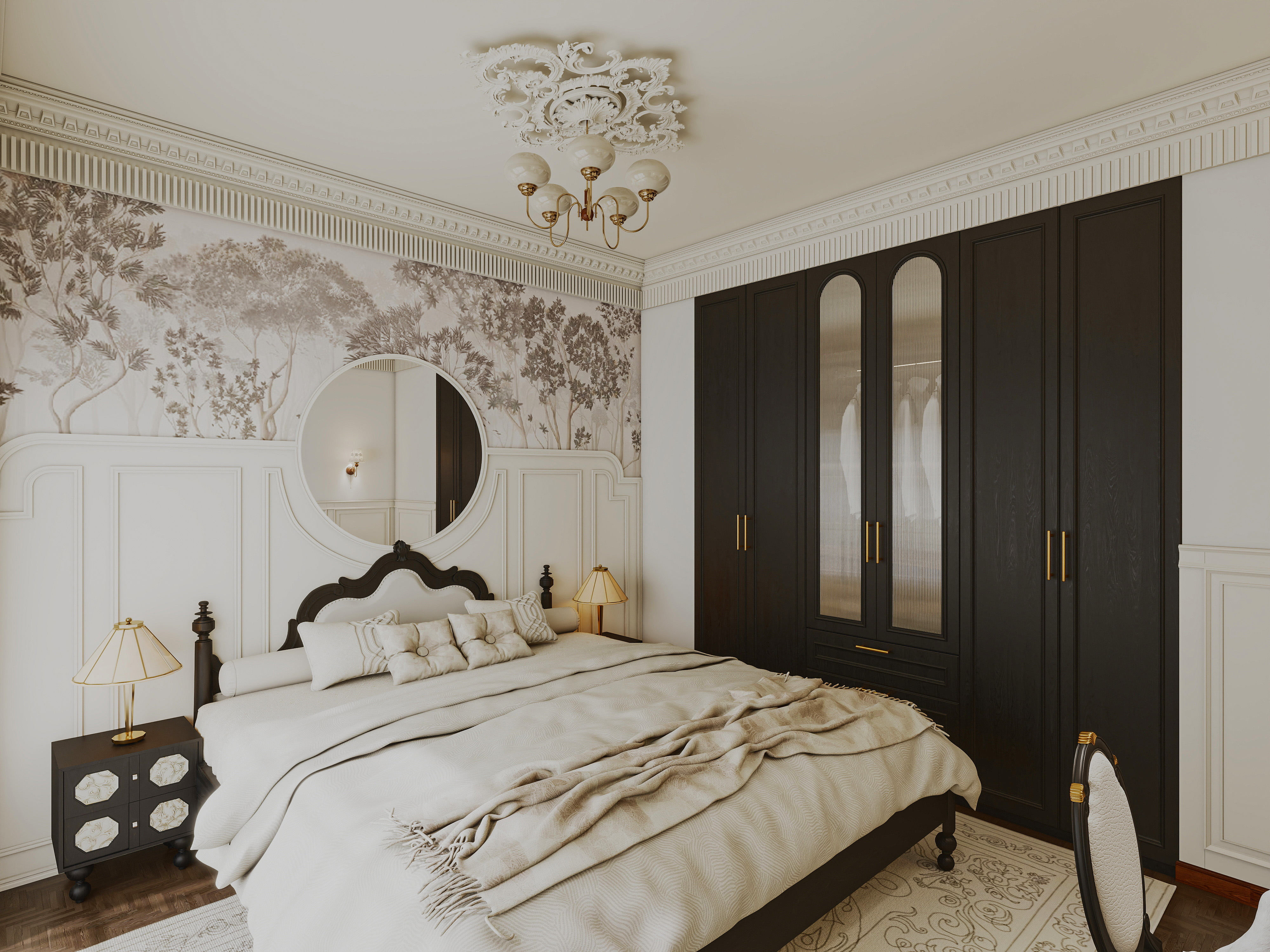 French Style Interior - 2BHK